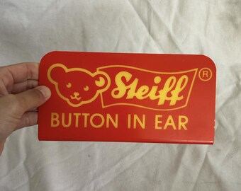 Letrero vintage de Steiff