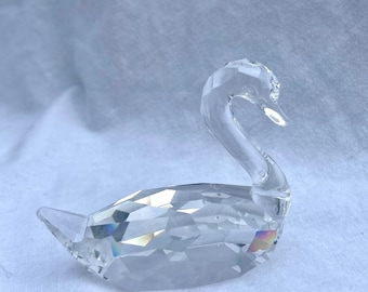 Cisne de cristal Swarovski vintage coleccionable