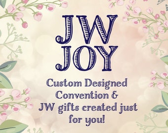 JW Convention Gifts - Gepersonaliseerde contactkaarten, pins, stickers, banners, cadeaukaartjes en meer. 2024 Roep het speciale Goed Nieuws-congres uit