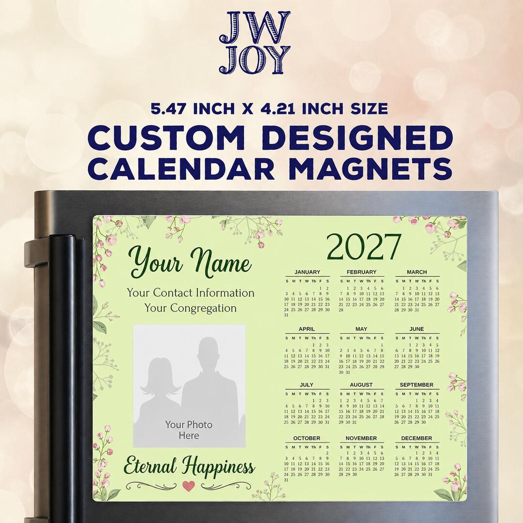 Custom Designed Magnetic Calendars - International Convention - Etsy