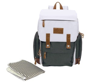 UK Mother Diaper Nappy Backpack Toe Handbag Newborn Baby Pad Changing Bag Hot