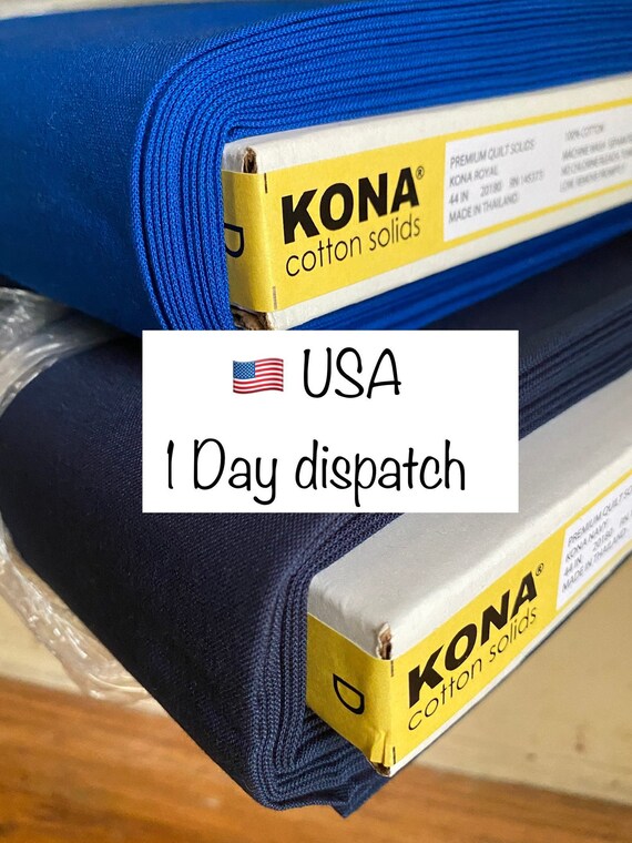 Kona Cotton Quilters Fabric 100 Cotton by the Yard Solid Etsy