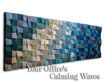 Inspirational Ocean Office Wall Art for Motivational Workspaces