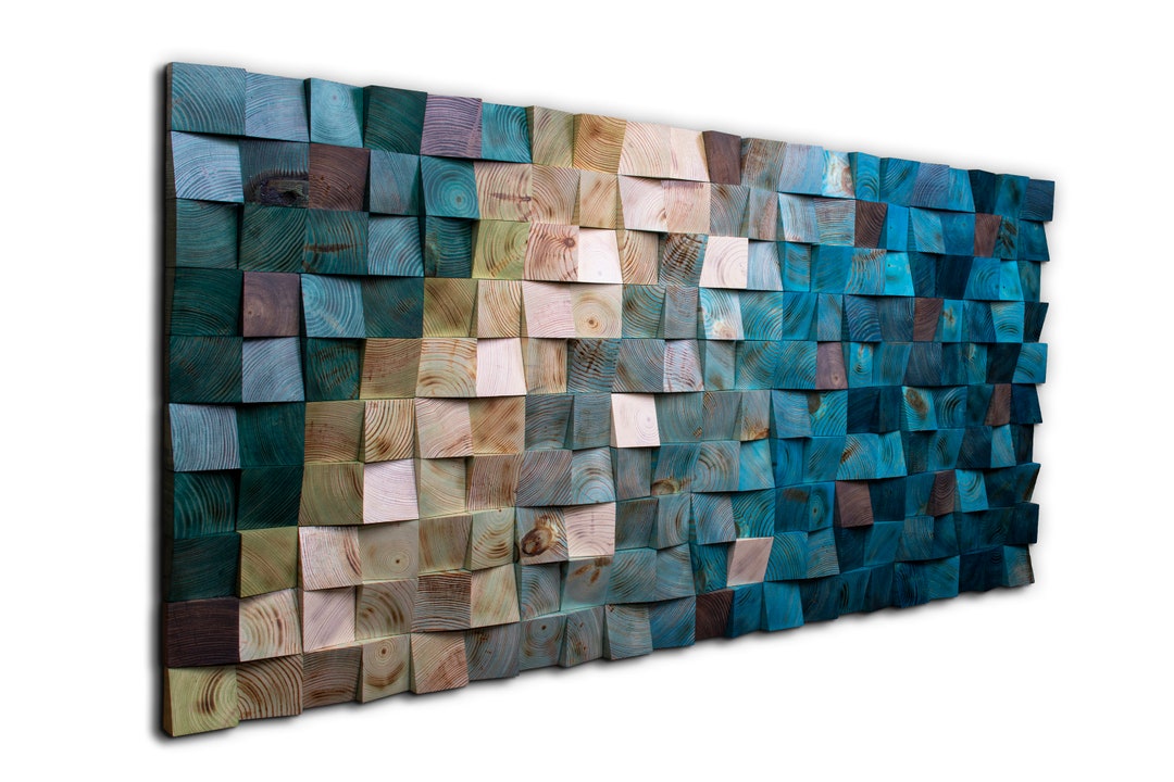 Beach Wall Art Wood Large Ocean Wall Art Wooden Nautical Etsy