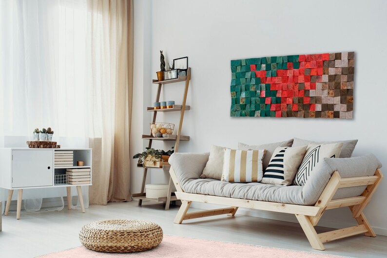 Wood Wall Art Large Wall Art Living Room Decor Etsy