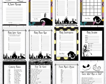 nightmare before christmas baby shower