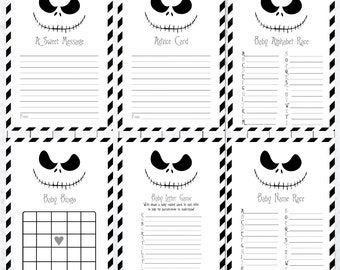 Nightmare Before Christmas Baby Shower Etsy