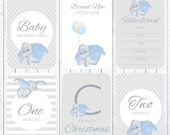 dumbo milestone cards