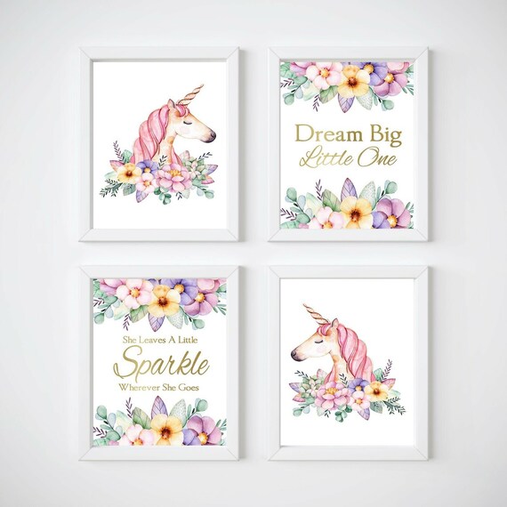 Dream Big Unicorn Frame. Dream Big Unicorn Frame.