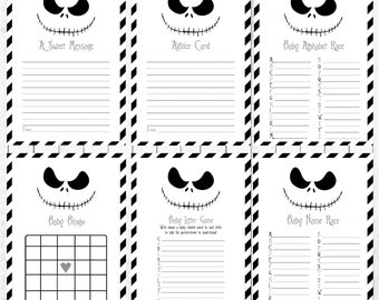 Free Nightmare Before Christmas Printable Party Game - Marcie in Mommyland