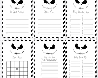 Nightmare Before Christmas babyshowergames. Direct downloaden