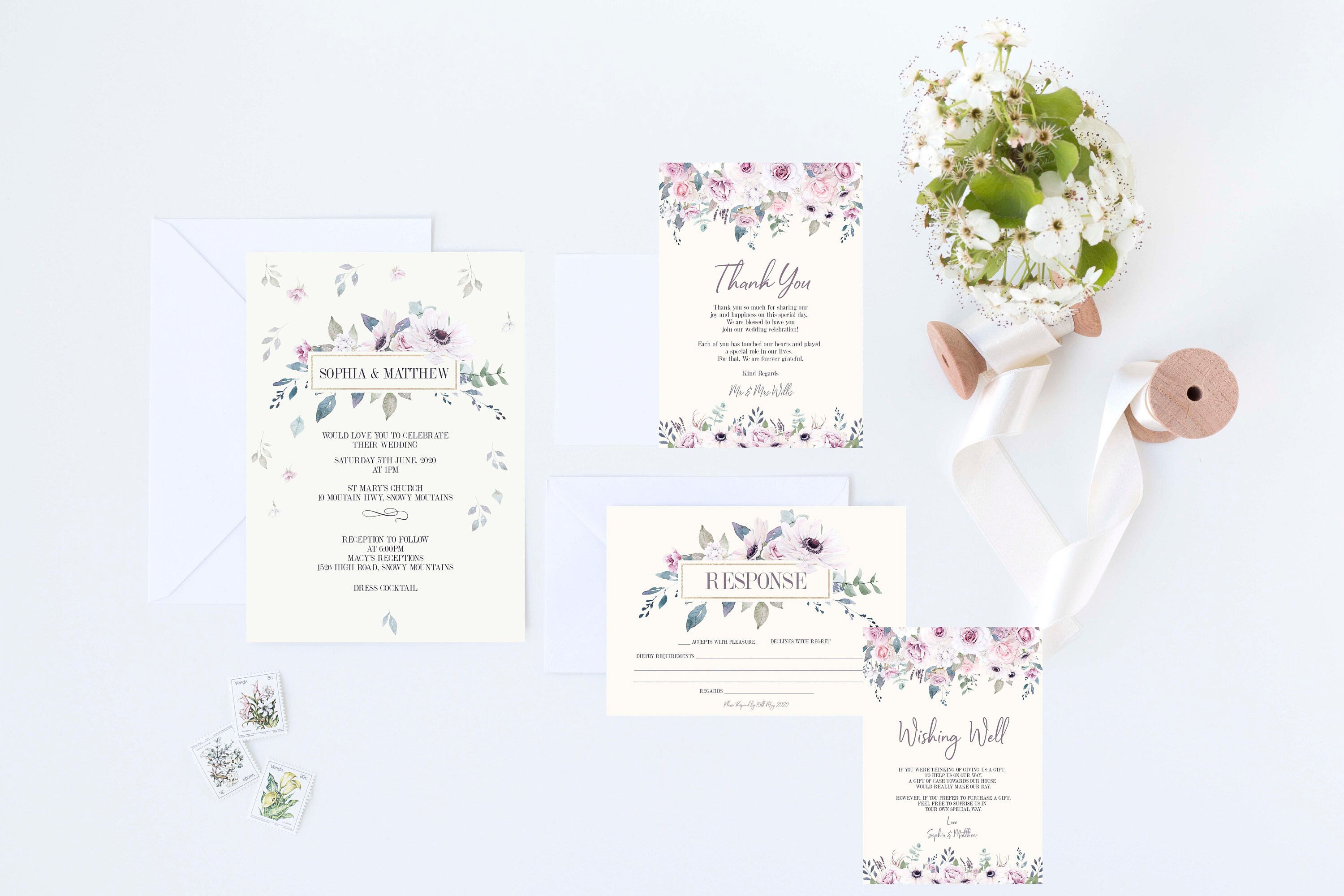 Sweet Violet Wedding Mega Pack, Invitations, Bridal Shower Games, Table  Seating Chart, Table Decor, Edit and Print. SALE!!! - Etsy, image size:3000x2000