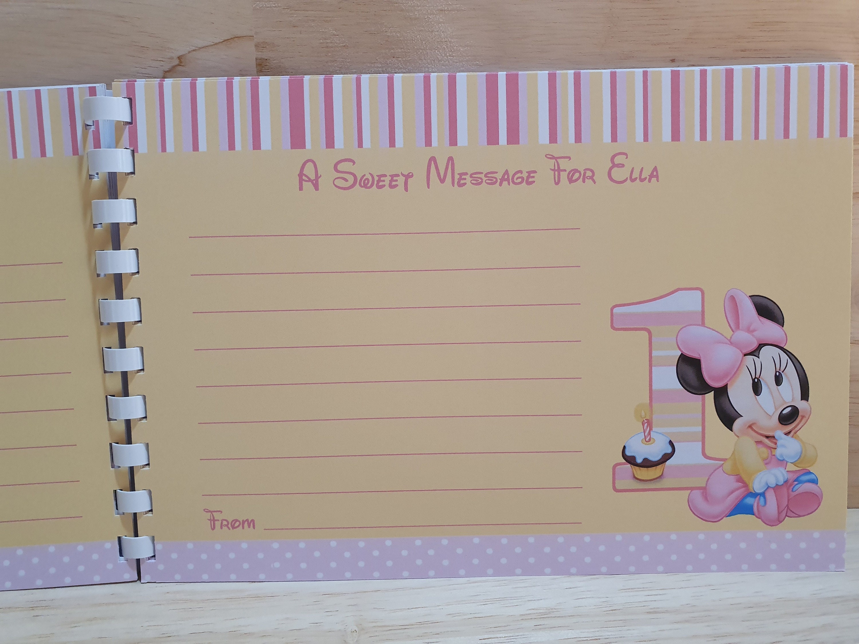 Personalised Birthday Guest Book 1st Birthday Keepsake Book Etsy