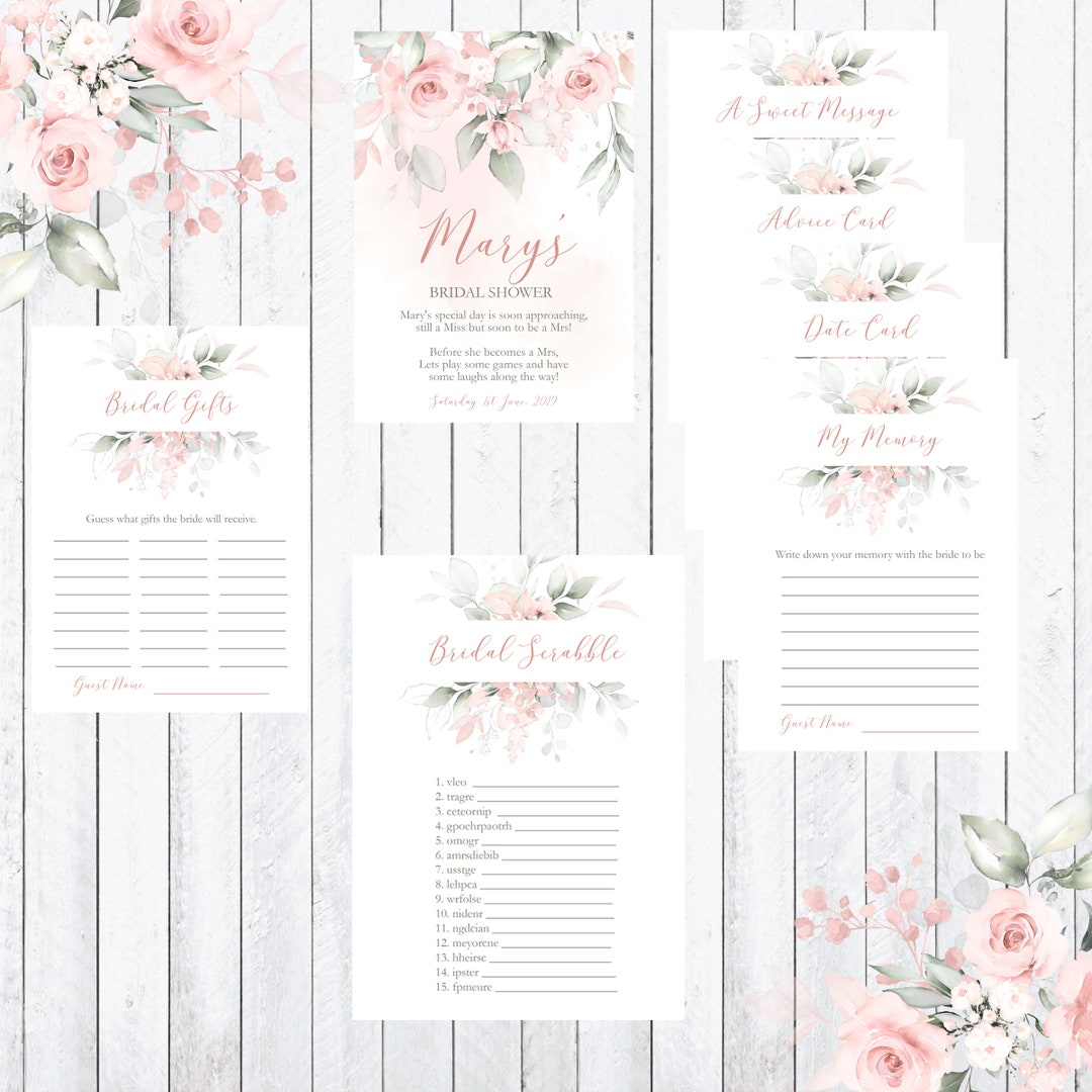 Bridal Shower Games Kitchen Tea Wedding Games 16 Games Etsy