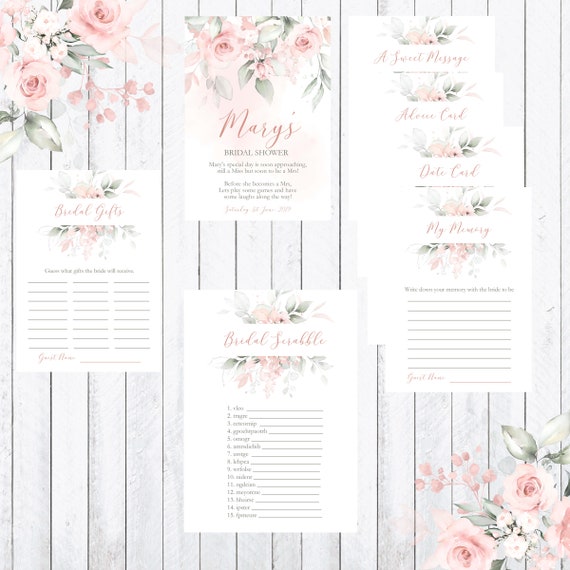 Bridal Shower Games Kitchen Tea Wedding Games 16 Games Etsy