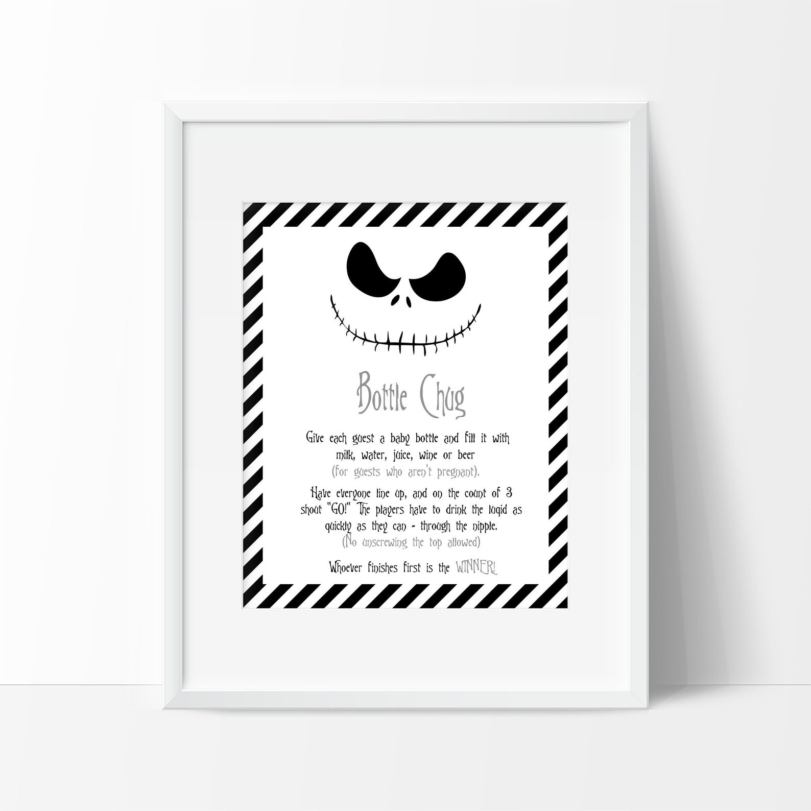 Nightmare Before Christmas Baby Shower Games. Instant Download Etsy