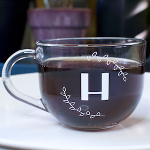 Custom Initial Monogram Mug