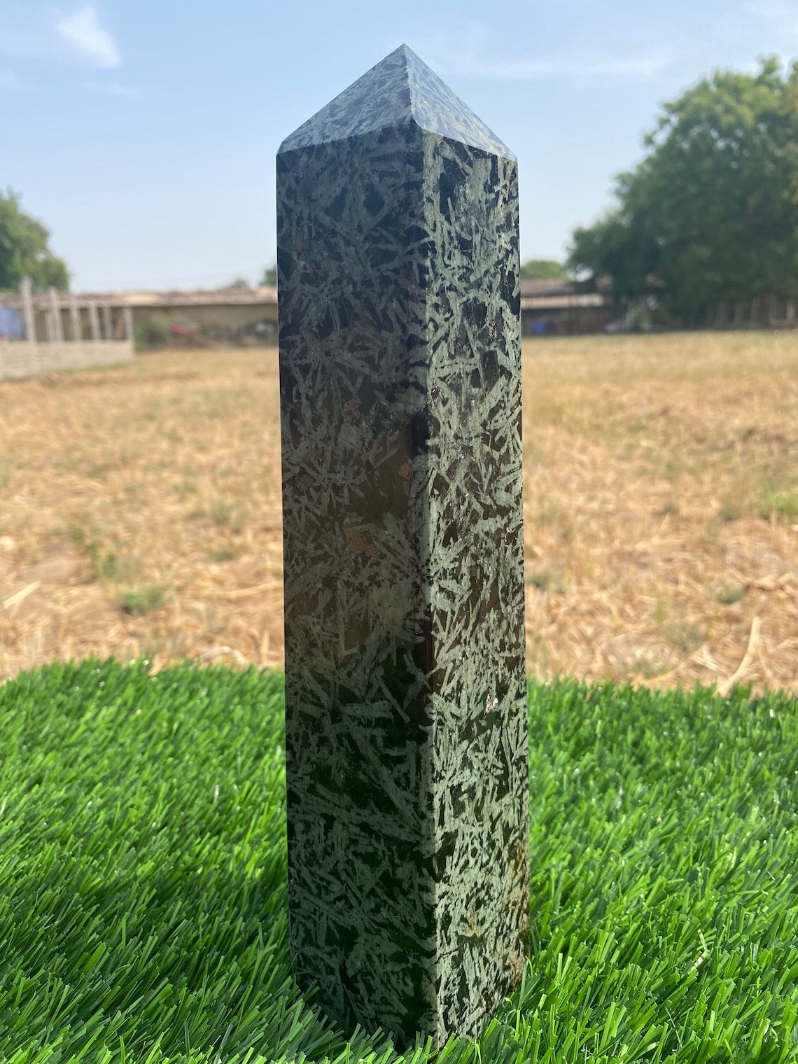 Large Crystal Tower Huge Gemstone Tower Etsy