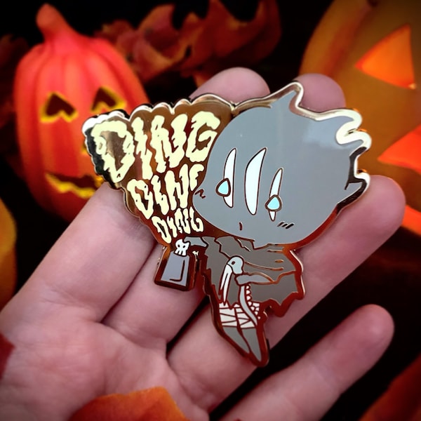 FanArt - Enamel pin button - ghost wraith - killer