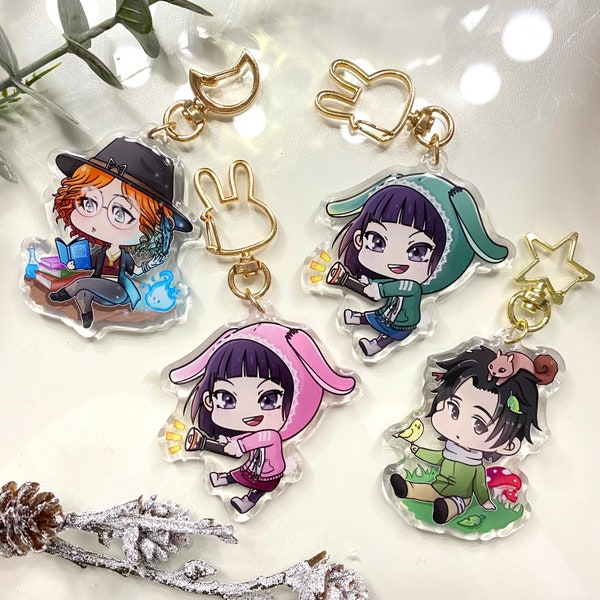 FanArt inspiriert Schlüsselanhänger Key Chain Mikaela Jake Feng trickster