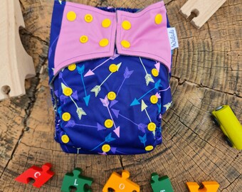 Arrows Design Bamboo Charcoal Cloth Nappy