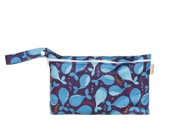 Pouch Wet Bag - Blue Whales