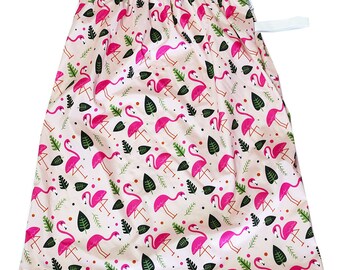 Waterproof Large Pail Liner Flamingo 60x70cm