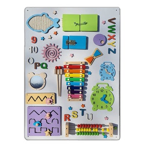 LiL HOUSE busy board; busy boards; busy board toddler; busy board baby; sensory board; Christmas gift; 1st birthday gift; activity board