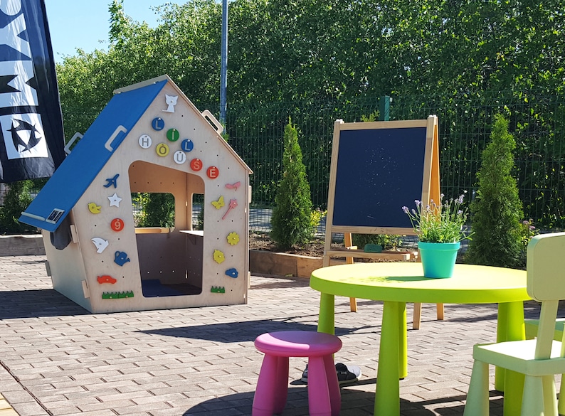 LiL HOUSE Montessori wooden playhouse L size Indoor image 2