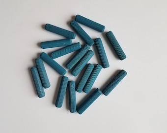 LiL HOUSE wooden pegs blue for pegboard insert for Trofast bin IKEA Flisat table, for IKEA Flisat Trofast Sensory Bin insert, ecological
