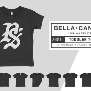 Bella Canvas 3001T Kleinkind T-Shirt Mockups