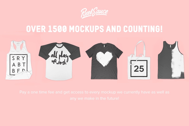 Download 2700 Apparel Mockups Bundle Etsy