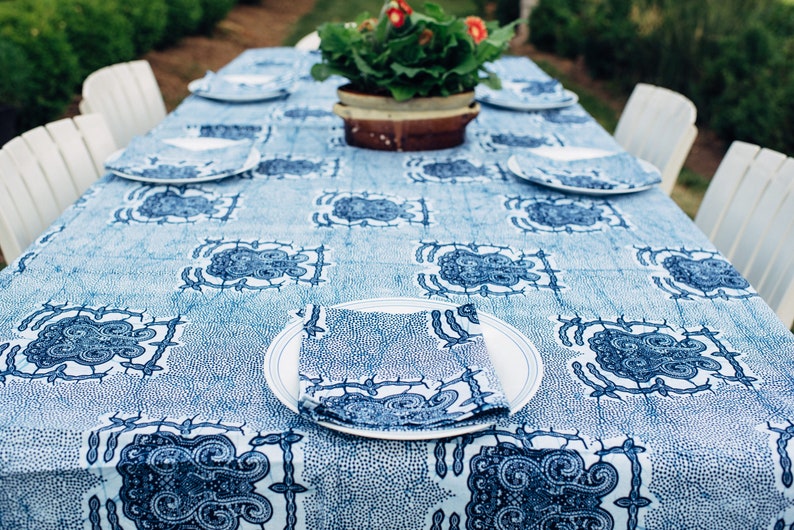 CLASSIC wax patterned tablecloth Etsy