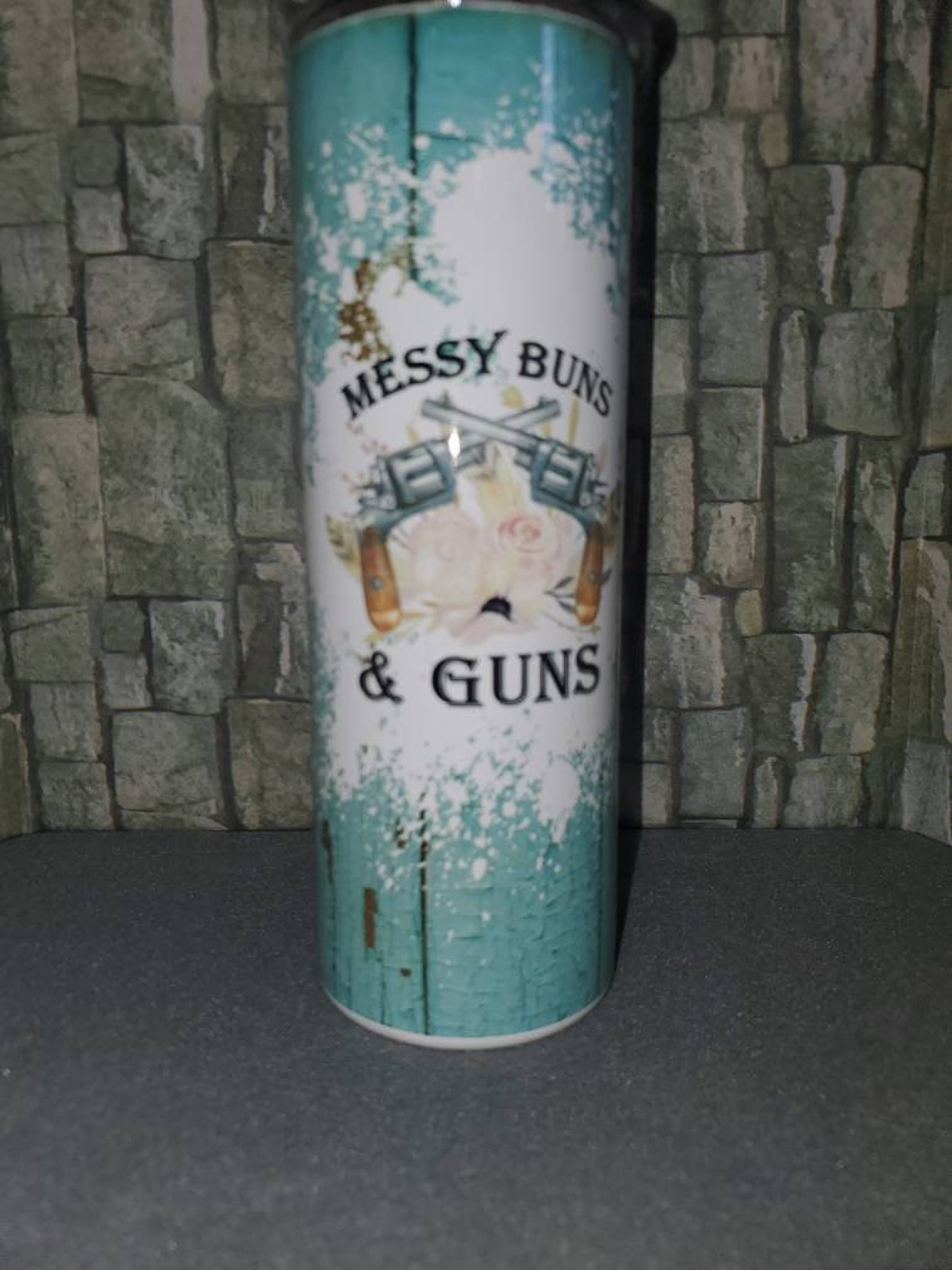 20 ounce sublimation guns and buns tumbler Etsy