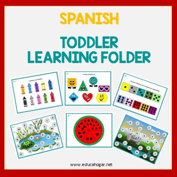 Dossier d’apprentissage espagnol (3-5 ans) - Cuadernillo Interativo en Español