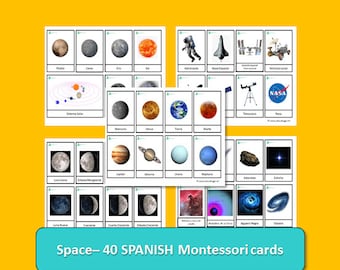 Space-SPANISH Montessori Bundle