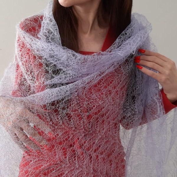 shawl lilac