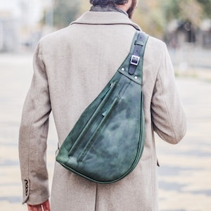 Sling Bag Men - crossbody bag, gifts for men