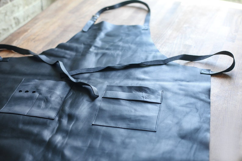Barber LEATHER APRON Personalized Bartender BARISTA Apron Etsy