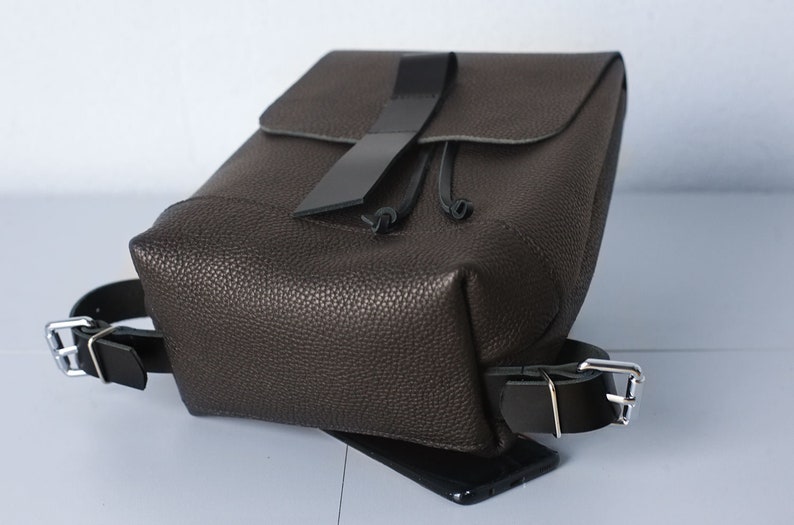 high school graduation gift Mini backpack women Italian leather bag Boho leather purse