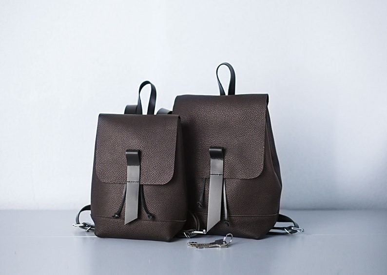 high school graduation gift Mini backpack women Italian leather bag Boho leather purse