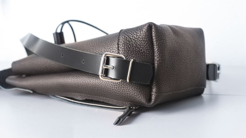 high school graduation gift Mini backpack women Italian leather bag Boho leather purse