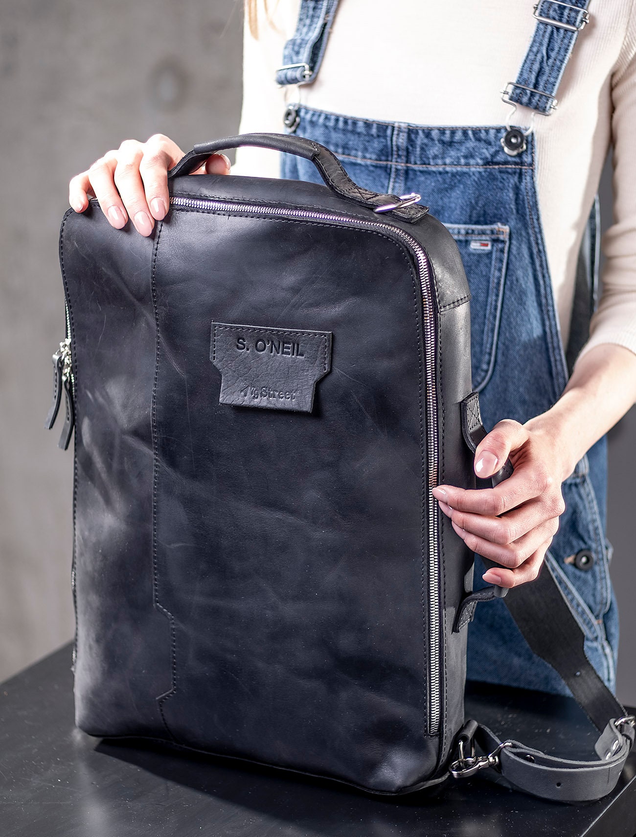 Convertible backpack women Convertible crossbody backpack Etsy