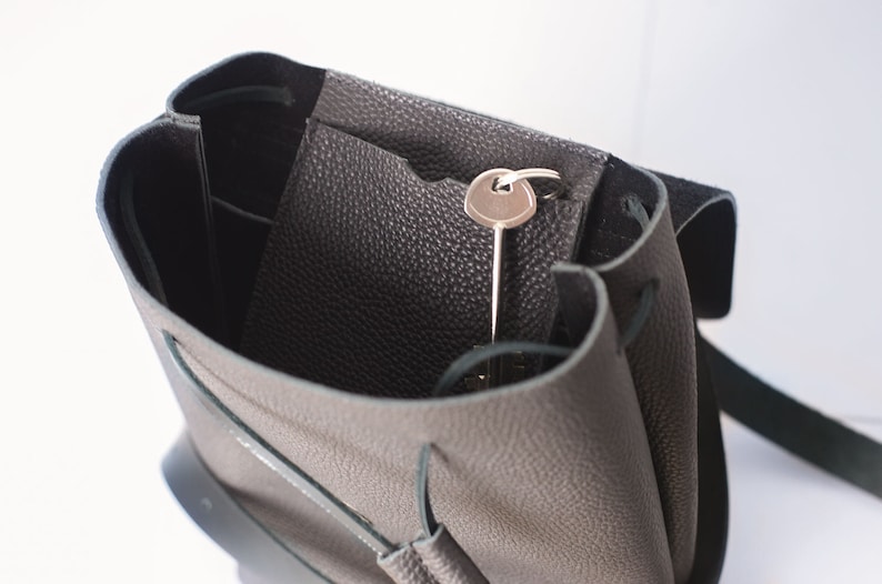 high school graduation gift Mini backpack women Italian leather bag Boho leather purse
