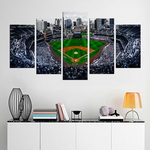 Petco Park San Diego Wall Art, California Canvas Set, Stadium Photo Print, Decor for Home & Office Decoration, Sport Poster