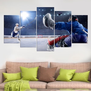 Hockeyschläger Sport Eis Poster Eis Leinwand Bilder Eishockey Eishockey Eis Eis am besten Eiskunst Eis am besten erhalten