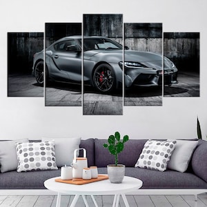 Super Car poster - Premium Luxury Car photo wall art - Sports Car Canvas Print - Gift for boyfriend -  Garage Decor