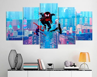 Kids Room Decor Comics Wall Art Grote Canvas Print Verjaardag Kerstcadeau - Playroom Wall Art