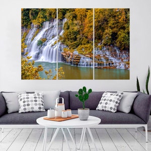 Cascading Waterfall Rock Island State Park Landscape Wall Art Tennessee Wall Decoration Nature Photography Wall Art Housewarming gift