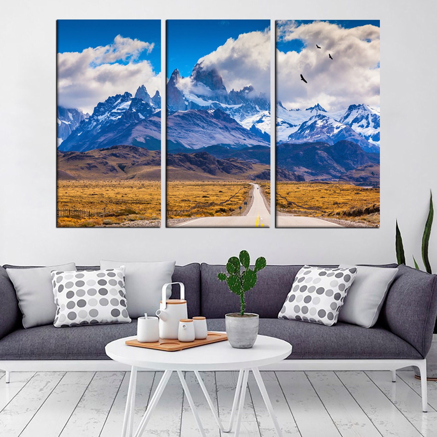 Patagonia Travel Wall Art Luxury Large Canvas Print Fitz Etsy